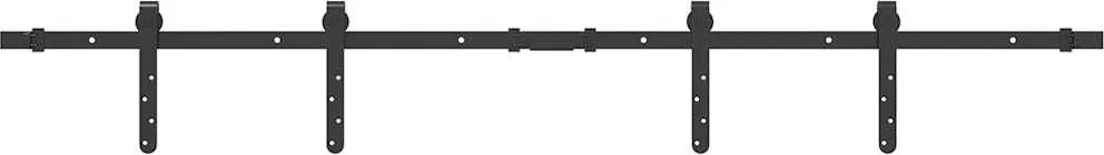 vidaXL Tolószekrény ajtókészlet 152 cm szénacél