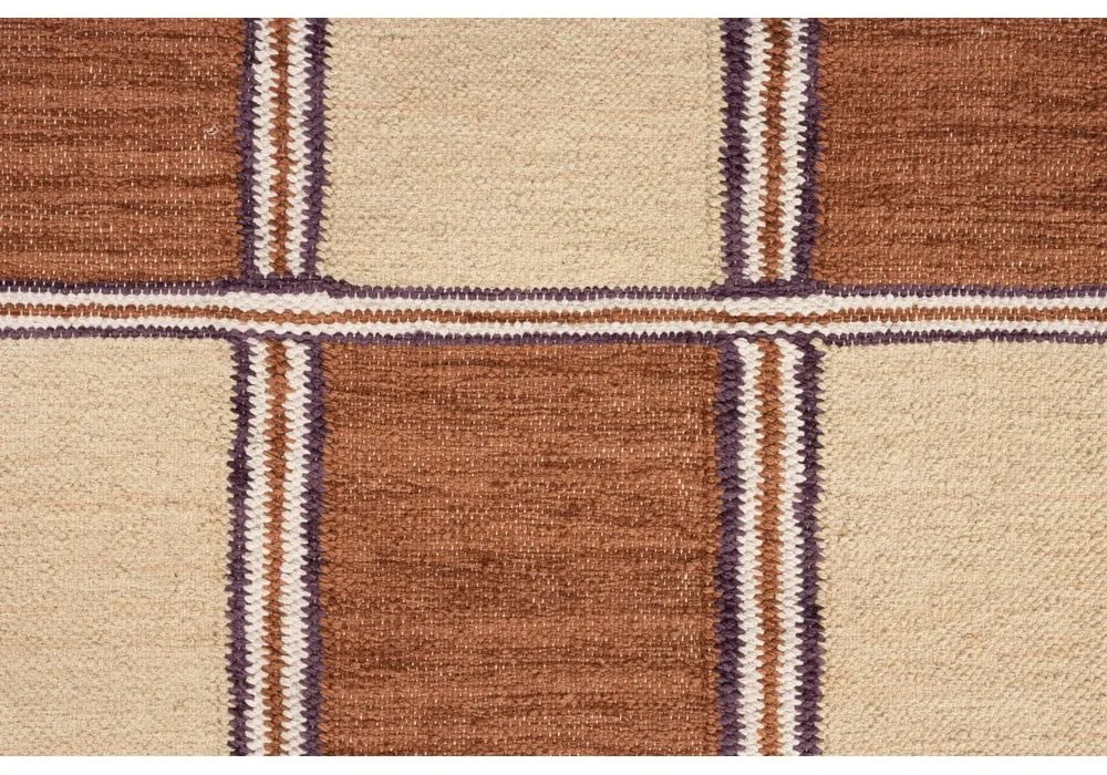 Terrakotta színű pamut szőnyeg 200x300 cm Gambit – Dutchbone