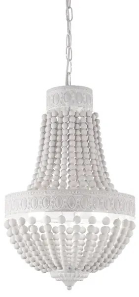 Ideal Lux - Csillár láncon MONET 5xE14/40W/230V átm. 40 cm kender/fehér