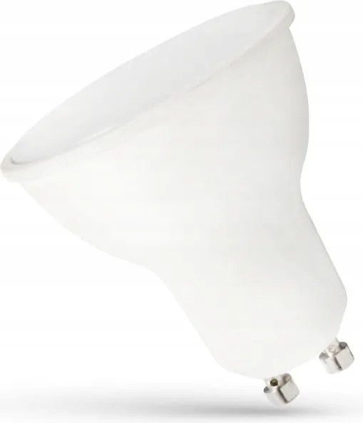 Led izzó GU10 6W b.meleg 460lm 120db Fényerőszabályozható fehér tejüveg