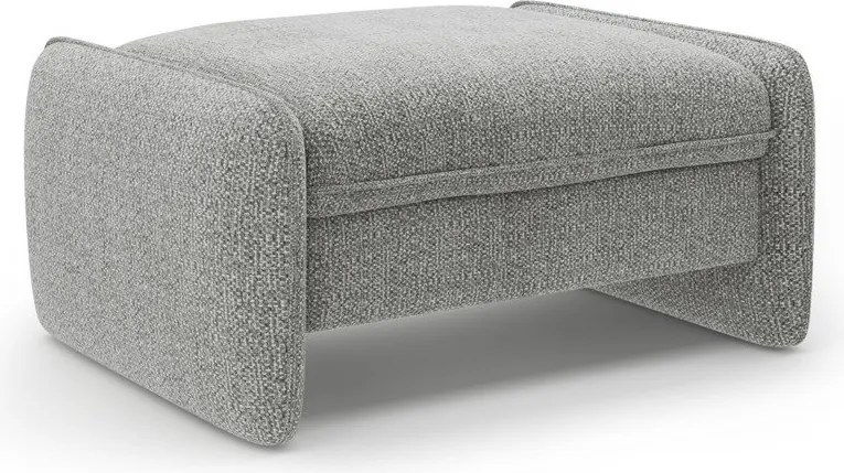 Világosszürke zsenília lábtartó Georgia – Micadoni