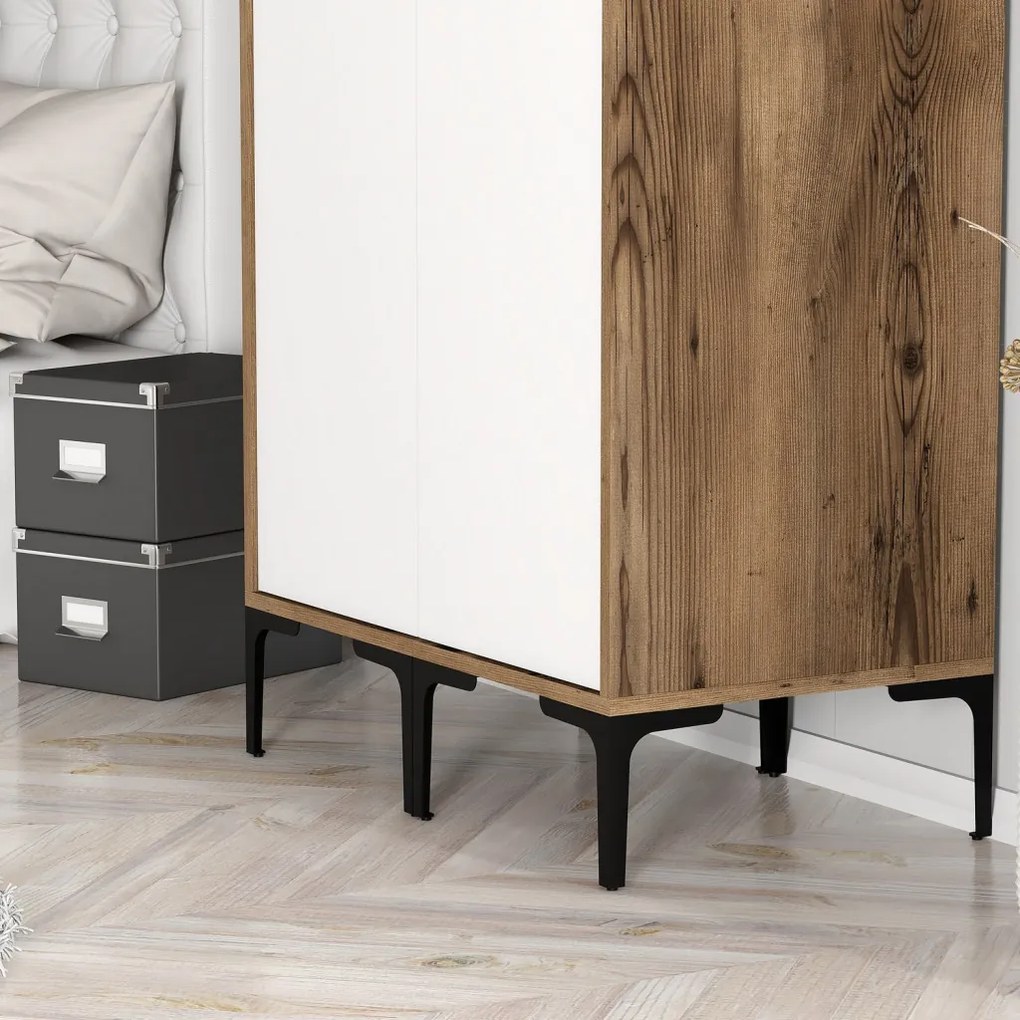Kumsal SS - Walnut, White