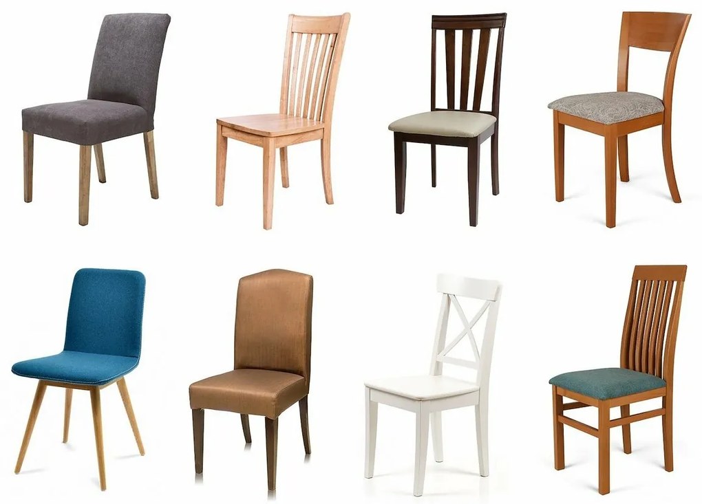 Restilo Feszítő huzat székhez Sento világos bézs, 48 x 48 x 58 + 10 cm, 6 db-os szett