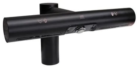 Kézszárítóval ellátott mosdócsap Jet Dryer AIRTAP kerek fekete lakk 8596220013408