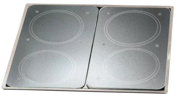 WENKO 2712663100 - Fedőlap 30x52 cm átlátszó/szürke