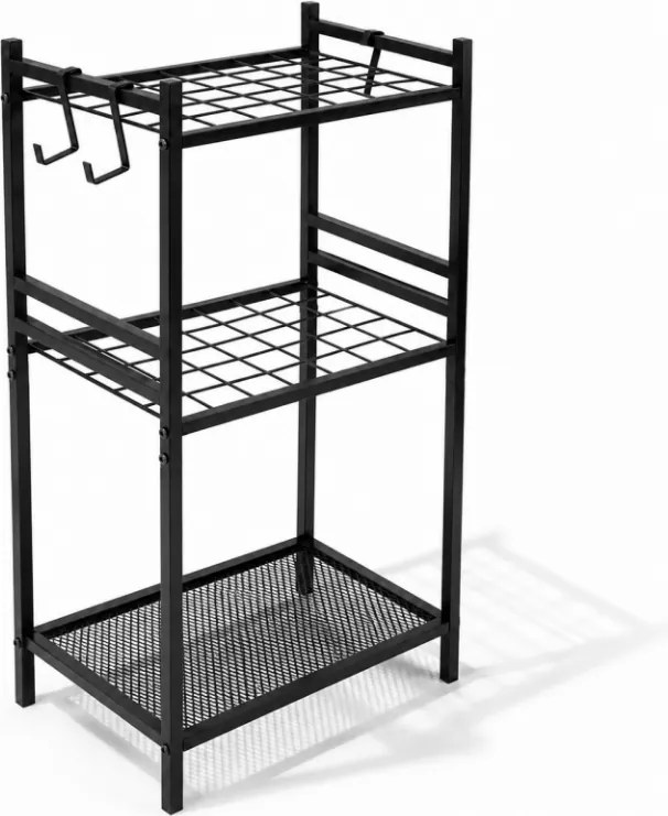 Fém állvány GARDEN GRID 74x40 cm, fekete