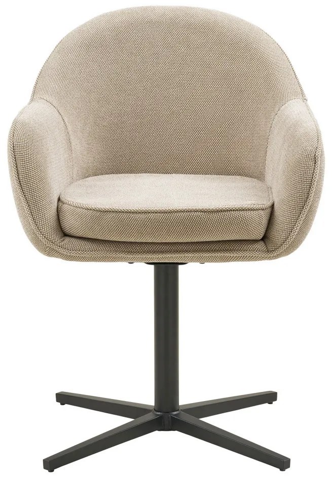 Tamera étkezőszék forgóval, világos szürke, fekete