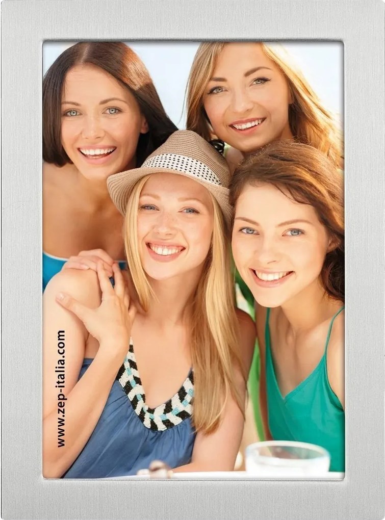 Képkeret ezüst 13x18 finom lapos