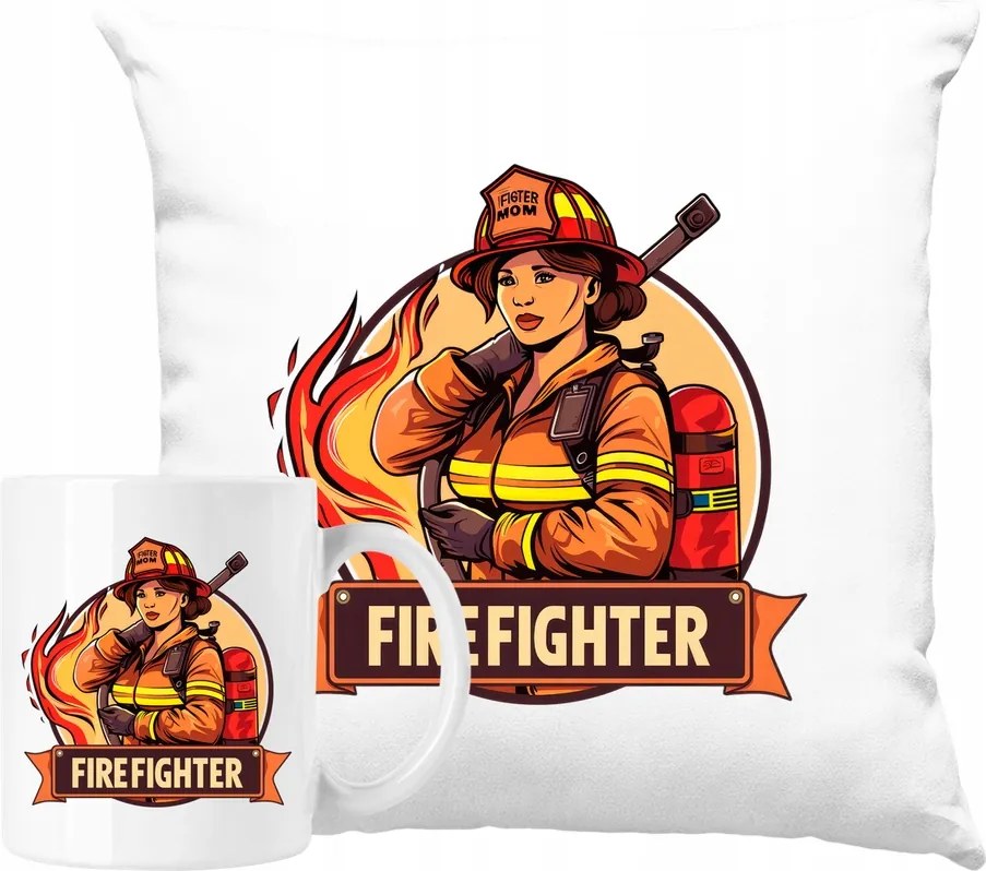 Bögre Szett Tűzoltó párna Mentő 4 Ötlet Ajándék