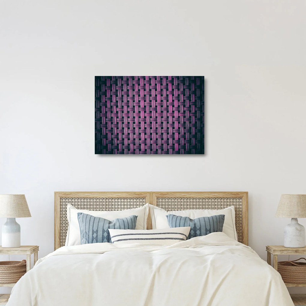 Lila textúrás kép (üvegen) (70x50 cm)