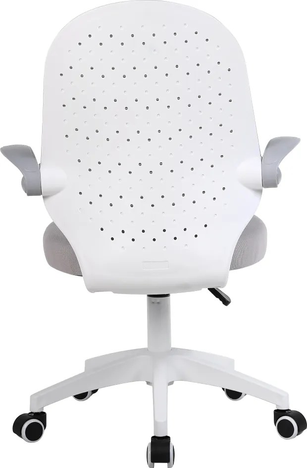 Irodai szék, szürke/fehér, PASTURA