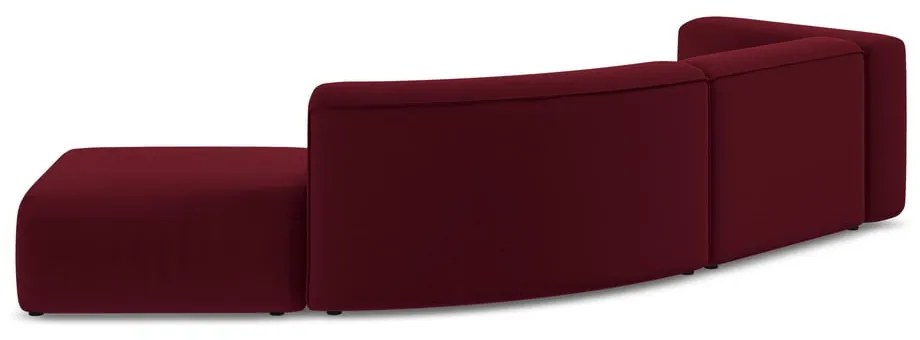 Borvörös bársony heverő (jobb oldali) Ekahi – Makamii