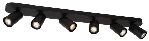 Lucide 23954/31/30 - XYRUS LED spotlámpa 6xGU10/5W/230V fekete