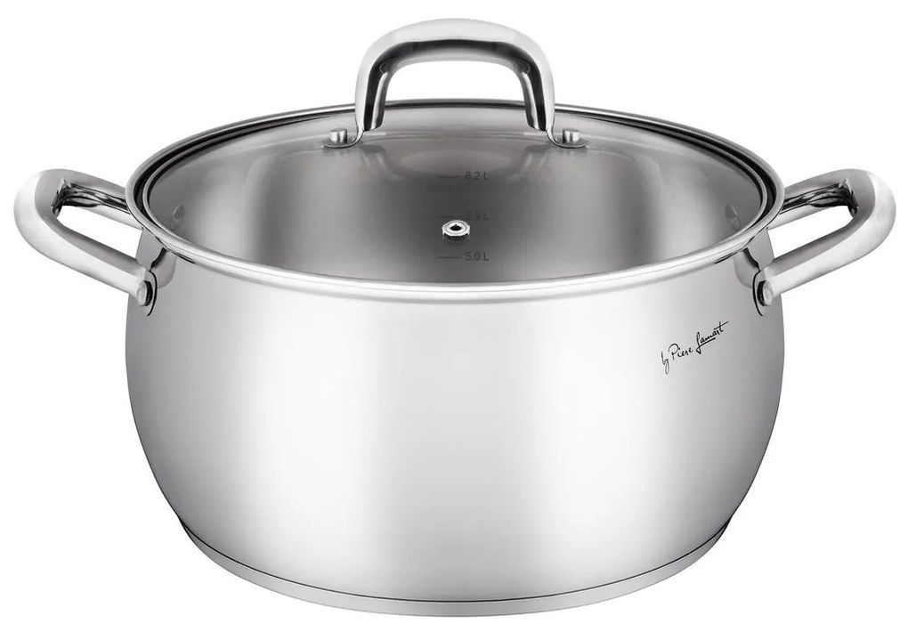 Lamart - Fazék fedővel 24 cm rozsdamentes acél 42003215