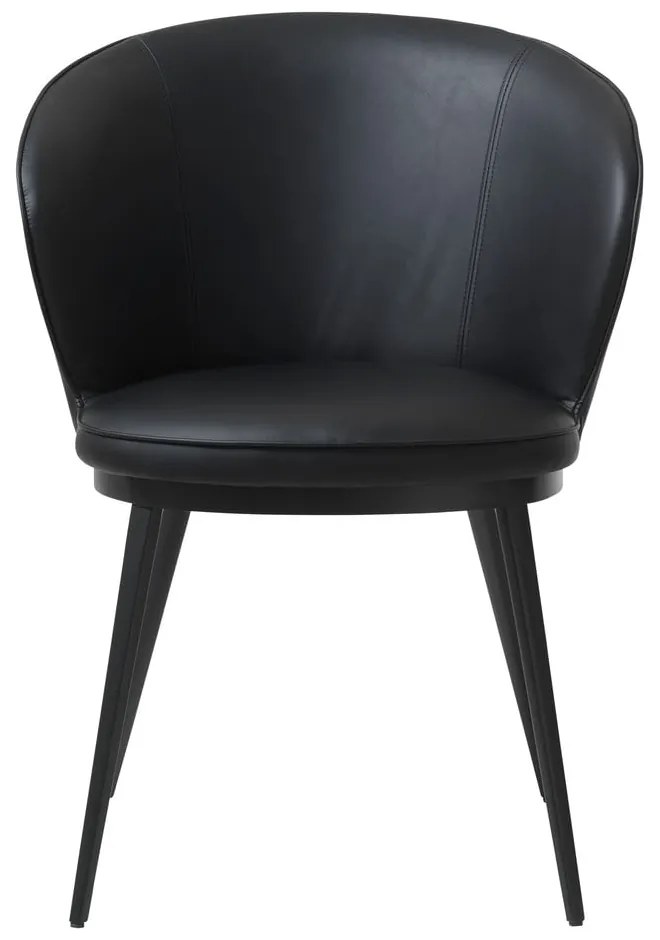 Gain Leath fekete műbőr étkezőszék - Unique Furniture