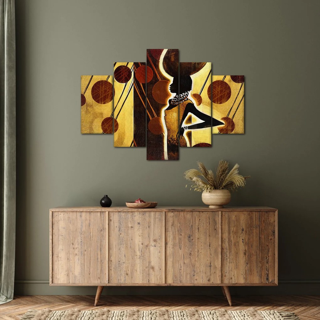 Egy ősi művészeti festmény képe (150x105 cm)