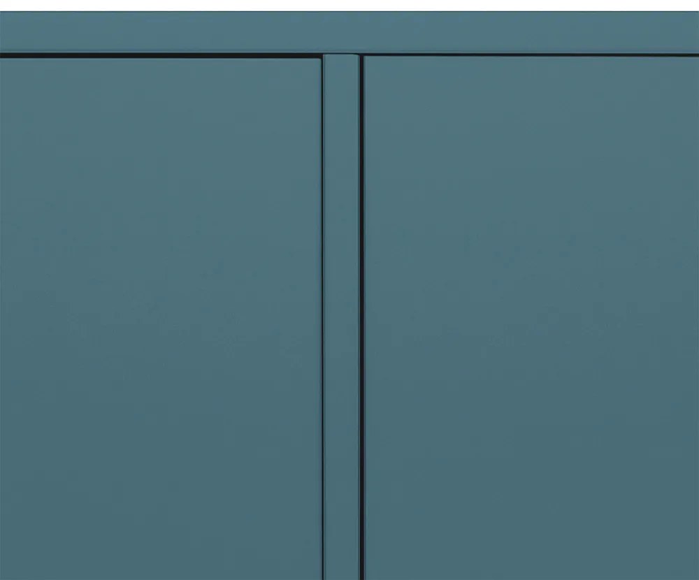 Boxie 2 ajtós fali szekrény 80x80x37 cm petrol kék
