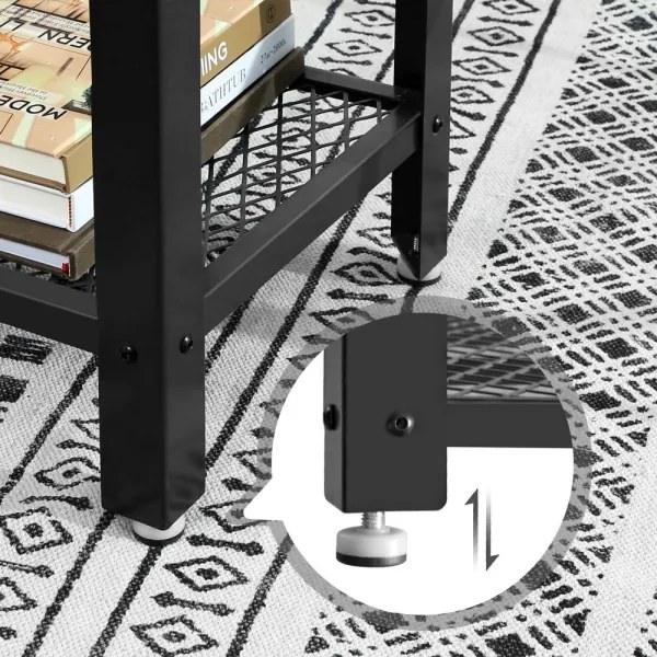 LUVOR kisasztal barna/fekete