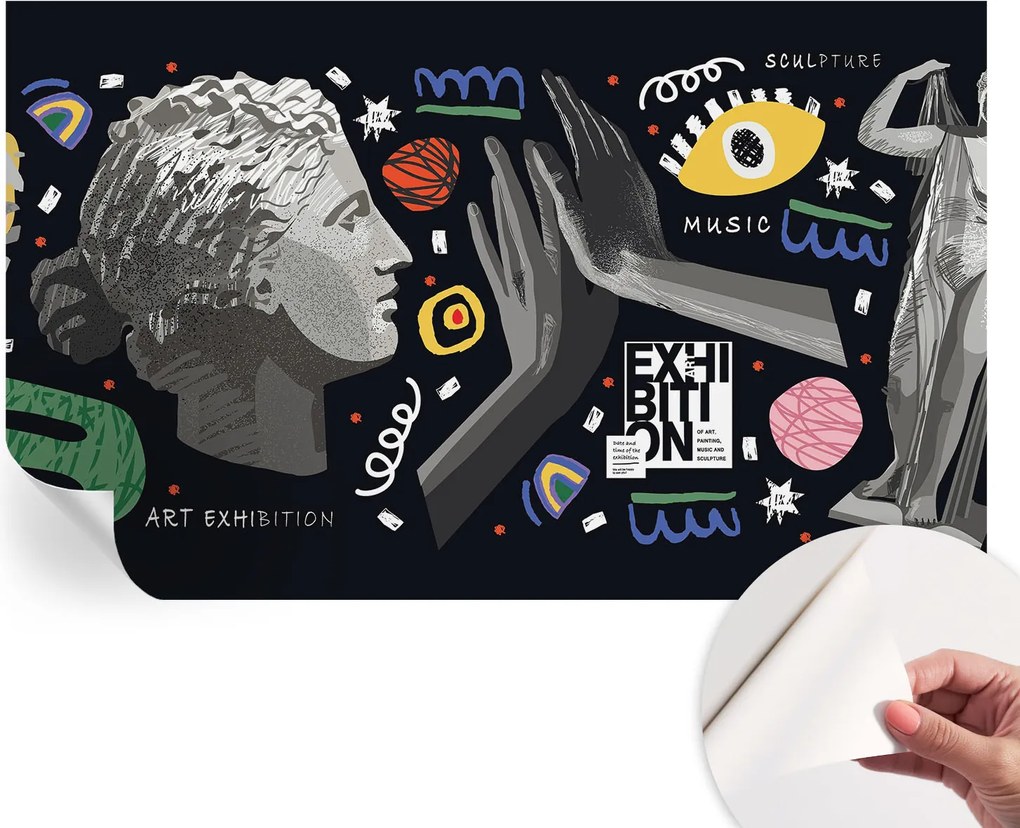 Fali fotótapéta előszoba konyhába Színes kiállítás 416x254 cm