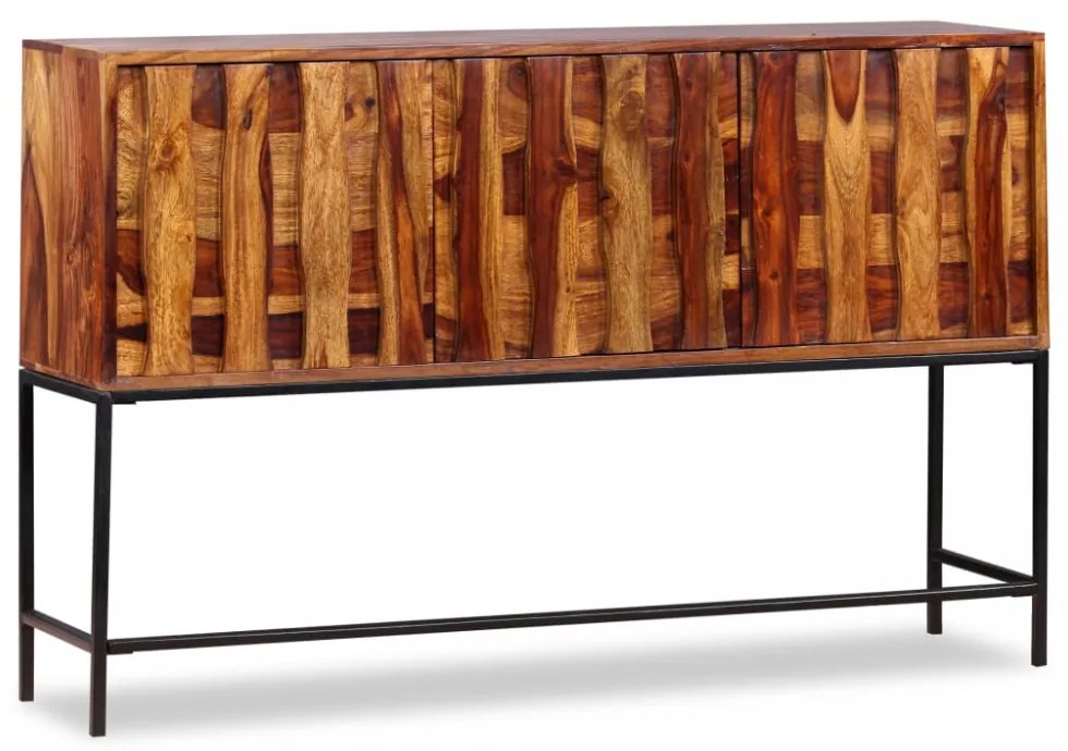 tömör akácfából tálaló 120 x 30 x 80 cm