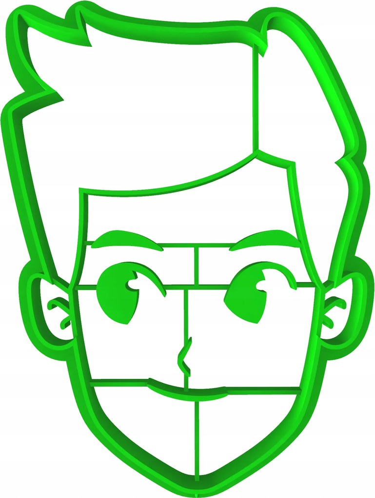 Forma Lyukasztó Mézeskalács kiszúró Apák Napja Apa 8,5cm