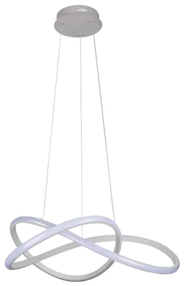 Fényerőszabályozható LED csillár kábeles függesztéssel LED/85W/230V 3000-6500K + távirányító