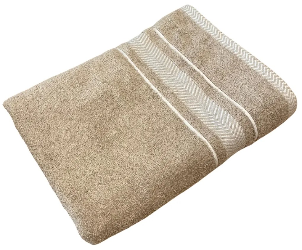 4 db Monaco barna fürdőlepedő szett 70x140cm és törölközők 50x90cm TiaHome