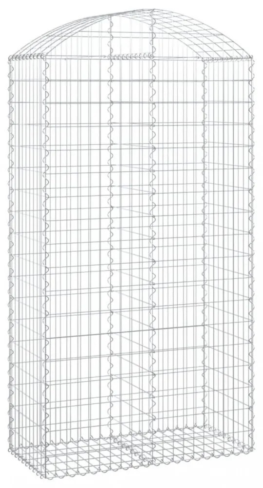 íves horganyzott vas gabion kosár 100x50x180/200 cm