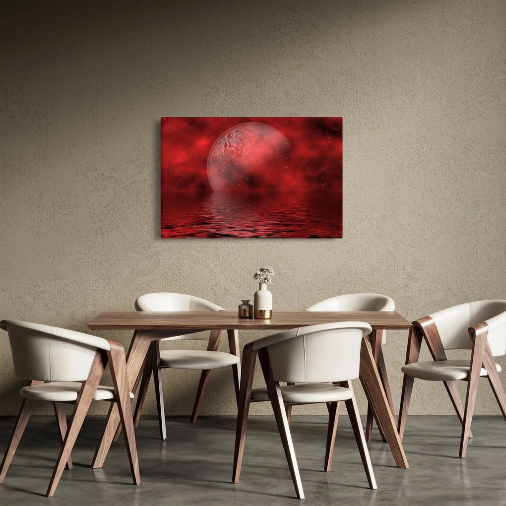 Kép - Hold a felszínen (90x60 cm)