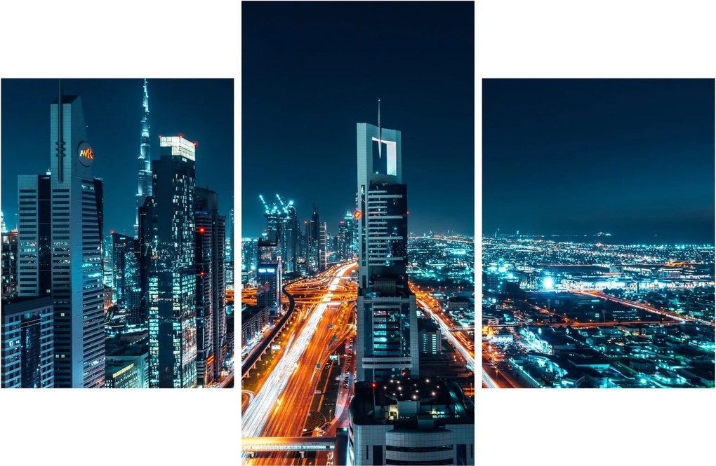 Kép - Dubai éjszaka (90x60 cm)