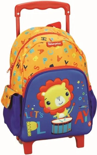 Fisher-Price Let's Play gurulós ovis hátizsák, táska 31 cm