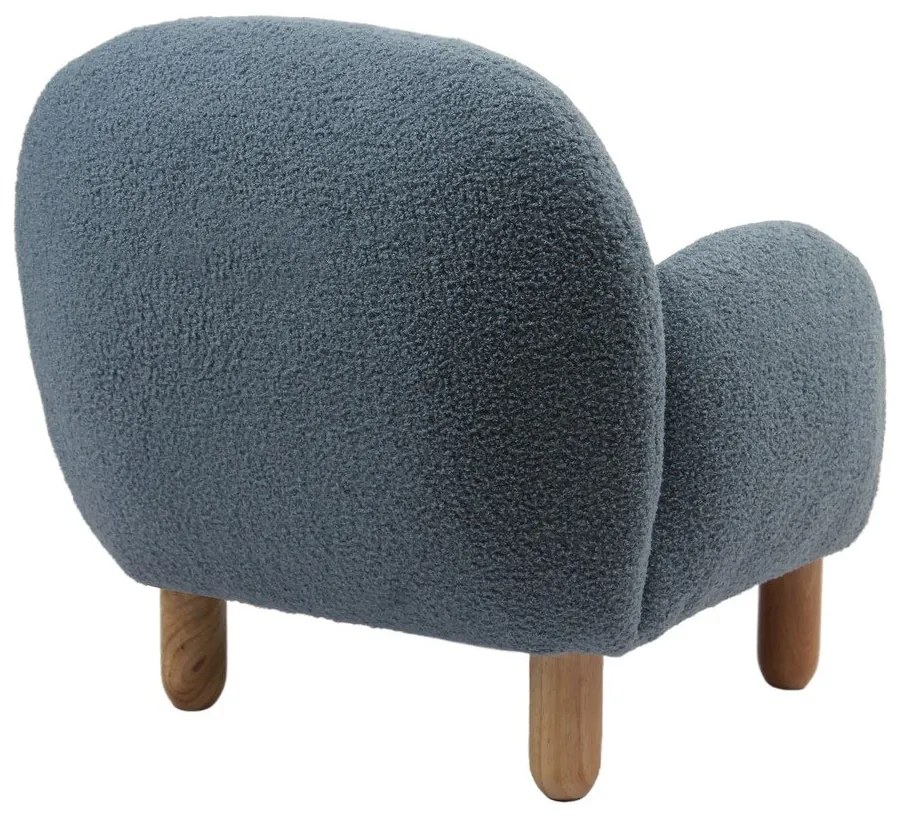 Kék buklé gyerek fotel Rocky – Vipack