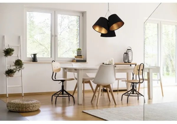 Csillár zsinóron AMBROSIA 3xE27/60W/230V