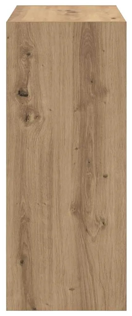 Könyvespolc kézműves tölgy 60 x 30 x 72 cm Faanyag