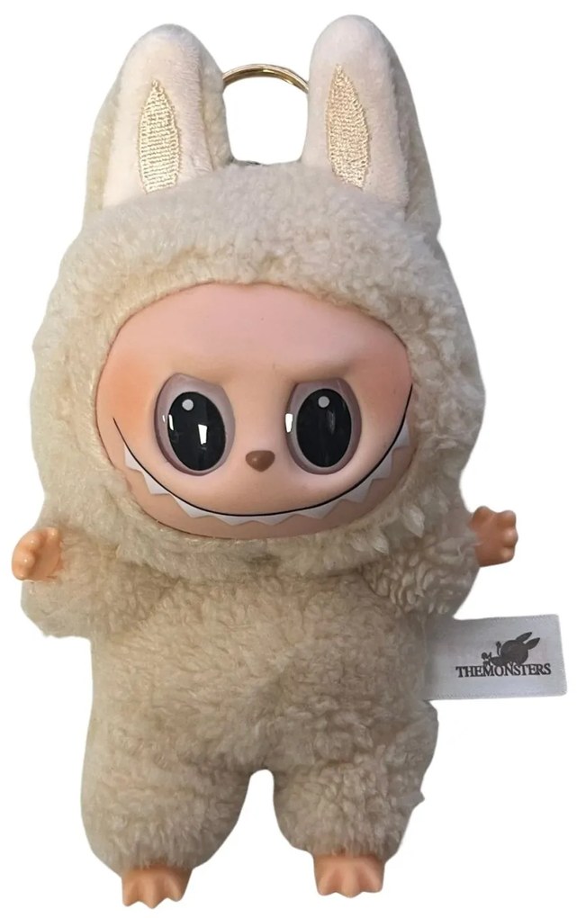 LABUBU monster stílusú plüss figura - Soymilk