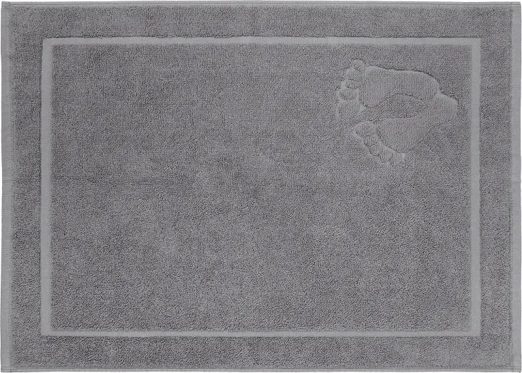 Fürdőszobaszőnyeg pamut 50x70 szürke 750gramm