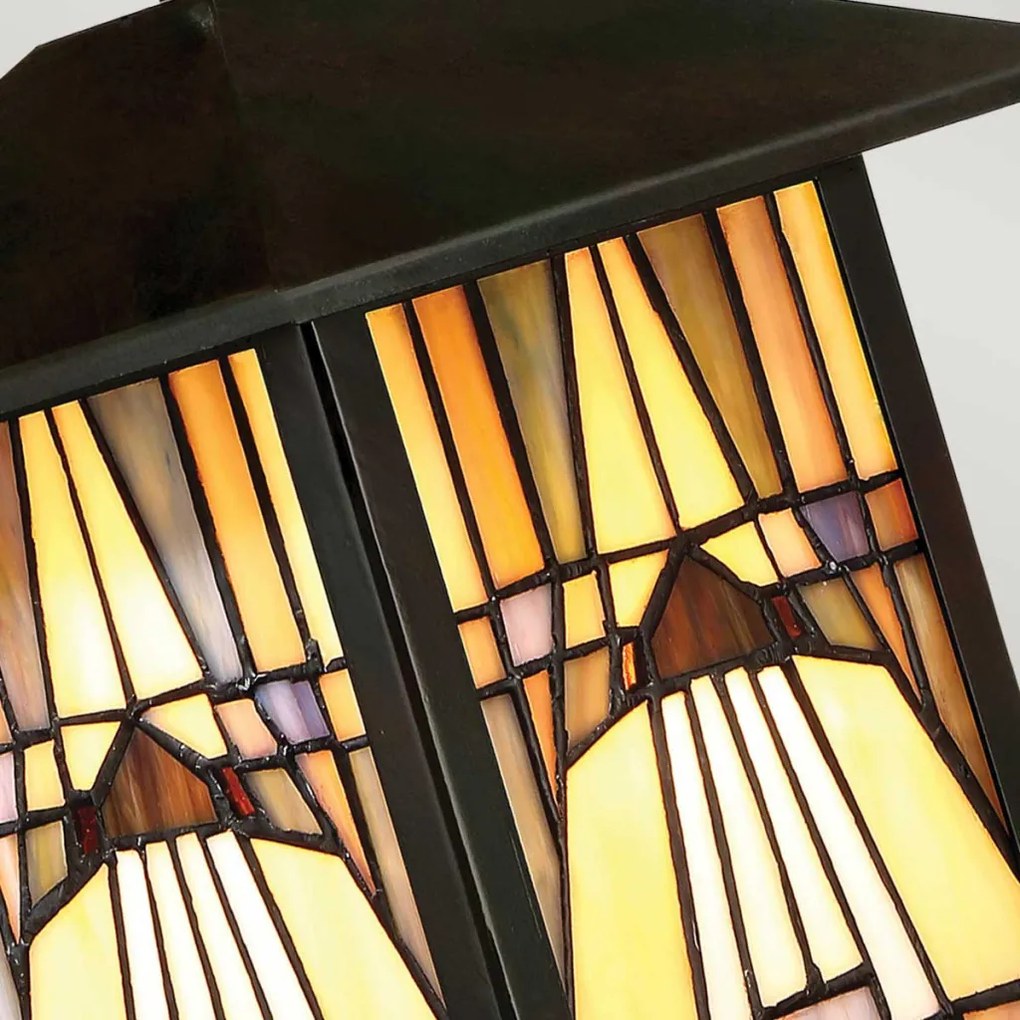 ELSTEAD QZ-INGLENOOK2-S INGLENOOK Klasszikus Kültéri Fali Lámpa Barna E27 IP44