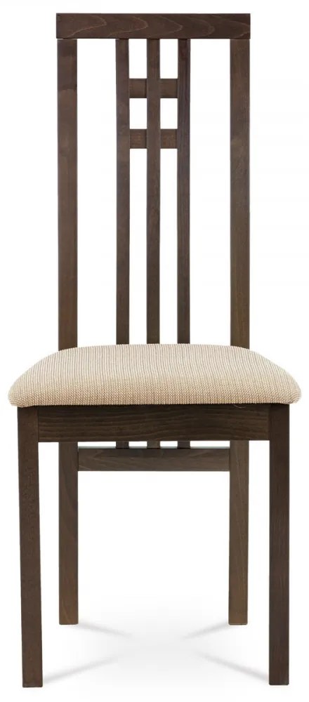Scaun din lemn masiv de culoare nuc Bc-2482