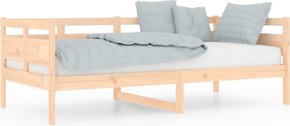 vidaXL tömör fenyőfa kanapéágy 90 x 190 cm