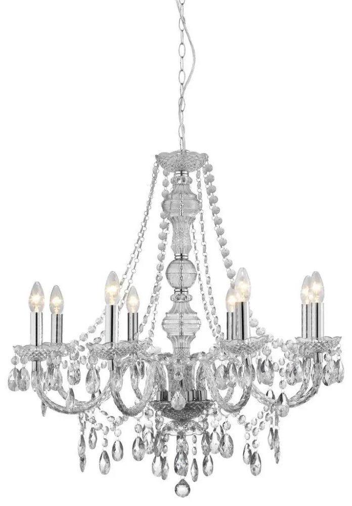 Searchlight 8888-8CL - Csillár láncon MARIE THERESE 8xE14/40W/230V