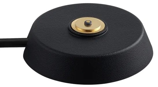 Nordlux - ELLEN LED/2,8W/3,7V IP44 töltős, állítható asztali lámpa, fekete