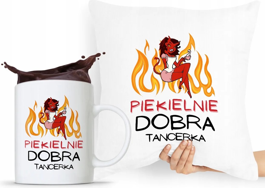 Táncosnőnek Párna Szett Ajándék Bögre fényképes nyomattal