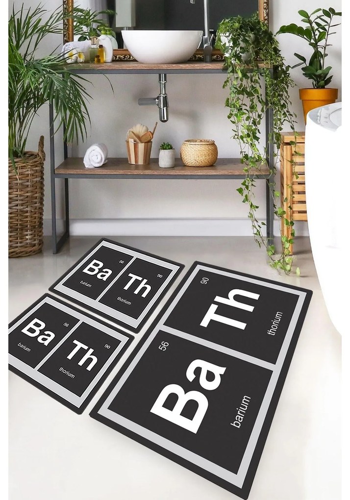 Fürdőszobaszőnyeg Szett (3 db) Barium
