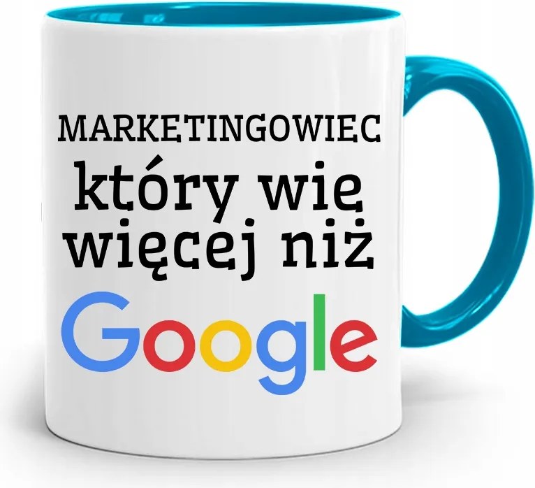 Marketingeseknek Marketing Bögre Kék Ajándék fényképes nyomtatással