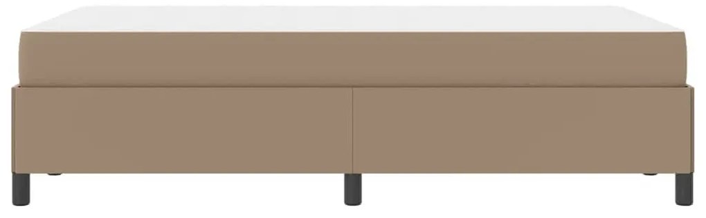 Ágykeret matraccal matracmal Cappuccino 120 x 190 cm Műbőr