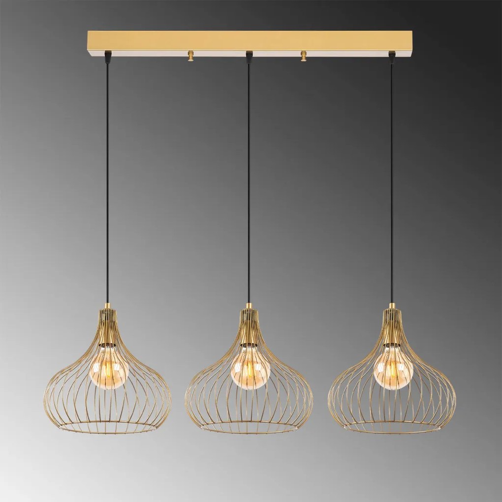 Teldamla fém függőlámpa, Ø22 cm – TR942FLG1605