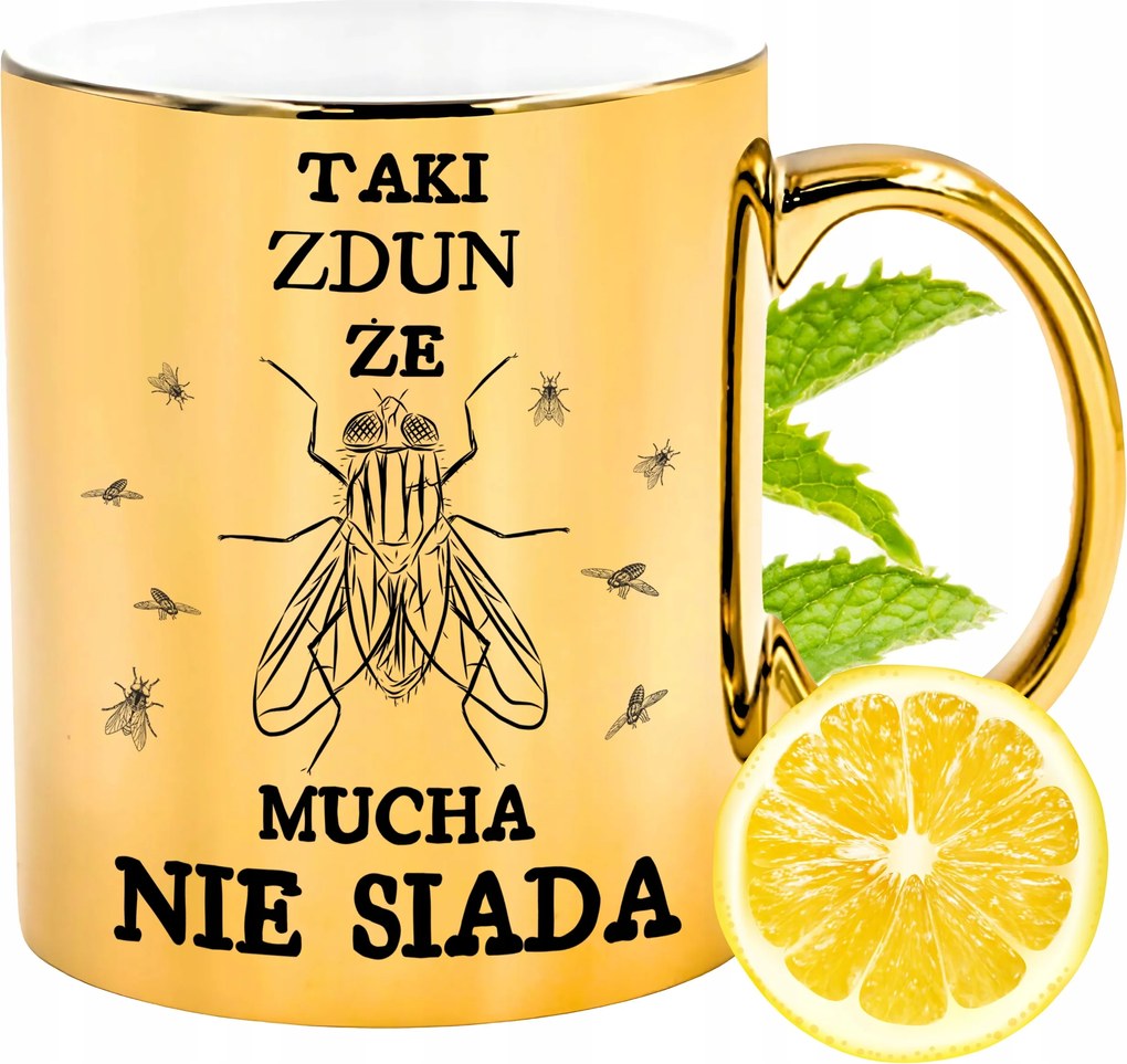 Prémium Arany Csillogó Bögre Ajándék Nyomtatott Fotóval