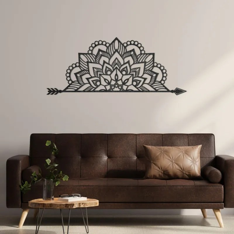 Fából készült mandala a falon - ARONGE