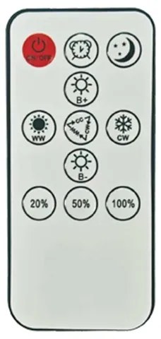 Brilagi - ULTRA SLIM LED fényerőszabályozható lámpatest LED/18W/230V Ø 30 cm fehér + távirányító