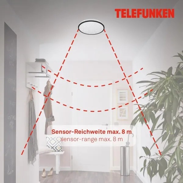 Telefunken 318305TF - LED Fürdőszobai mennyezeti lámpa LED/16W/230V átm. 28 cm